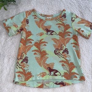 Kate Quinn 6-12M Kimono Monkey Top Shirt EUC Unisex🐵